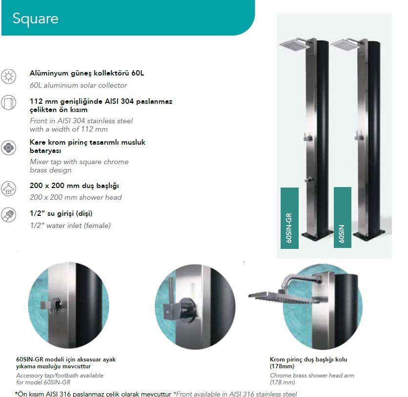 CRM Square Havuz Duşu